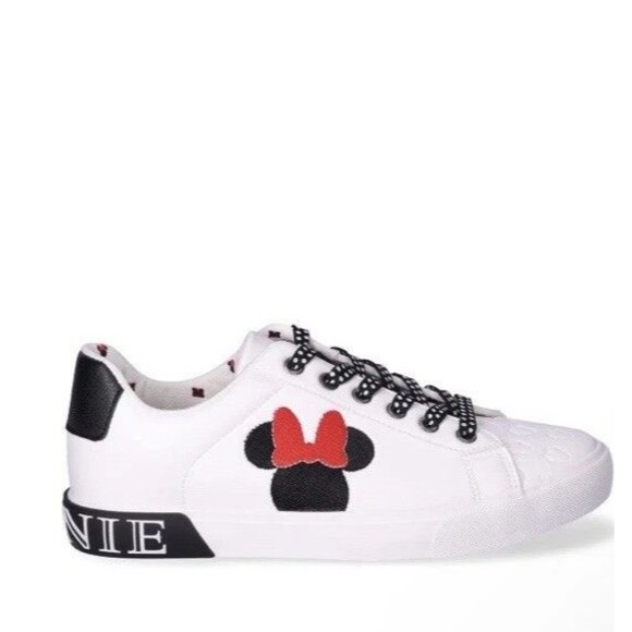 Disney Minnie Mouse Women's 'Ground Up' Low-Top Sneakers White Size 8 NWT - Picture 5 of 5